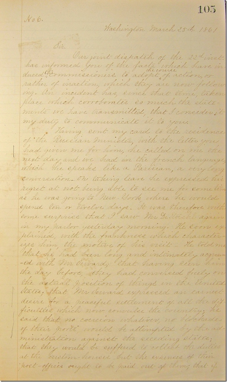 AMs 811-20 p105 Confederate Letter Book 3-25-1861 edited2