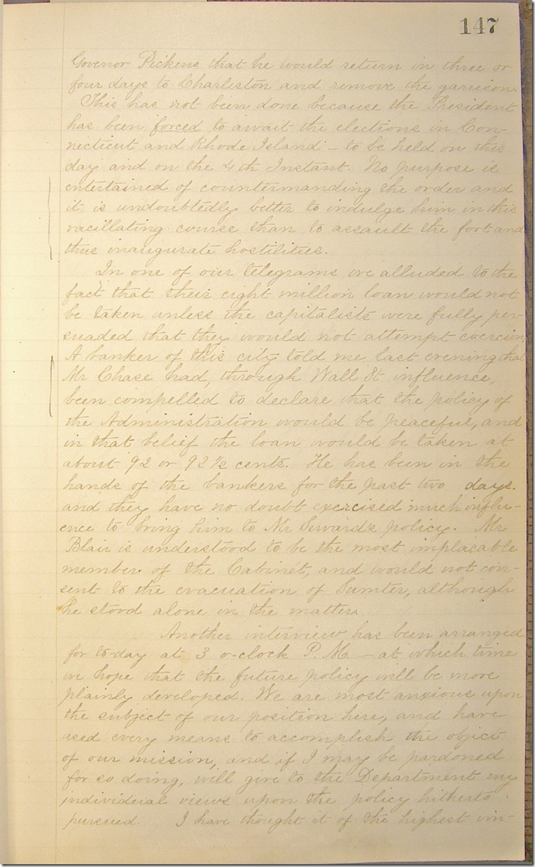 AMs 811-20 p147 Confederate Letter Book 4-1-1861 p2 edited