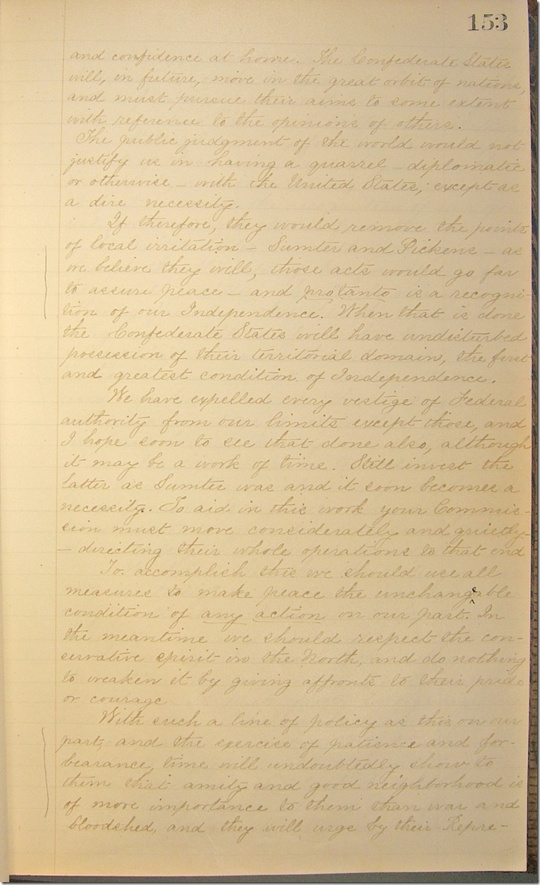 AMs 811-20 p153 Confederate Letter Book 4-1-1861 p4 edited