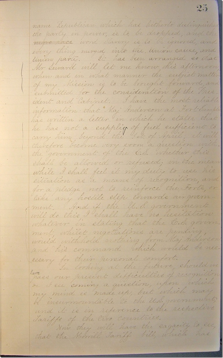 AMs 811-20 p25 Confederate Letter Book 3-6-1861 p4 edited