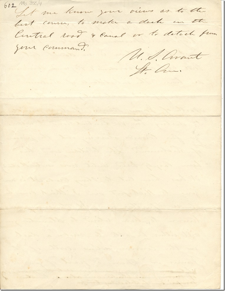 AMS 358-4 p2 U.S. Grant to Phillip H. Sheridan