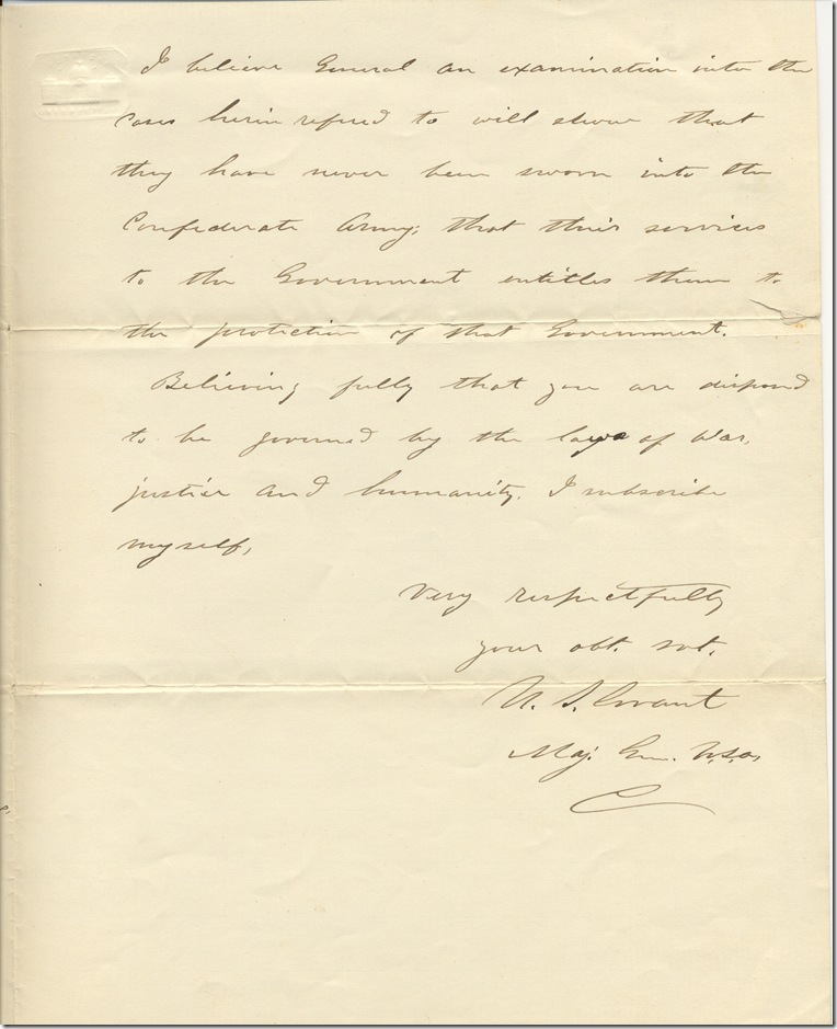 AMs 357-22 p3 U.S. Grant to Joseph E. Johnston