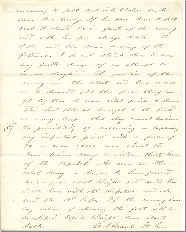 AMs 357-24 p2 U.S. Grant to Henry W. Halleck
