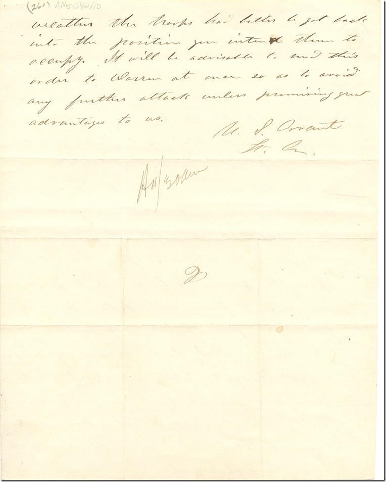 AMs 542-10 p2 Ulysses S Grant to George G Meade
