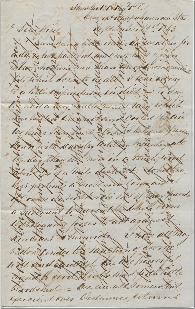 Rush IV-30-35 p1 A. Biddle ALS to Julia William Rush, Sept 12