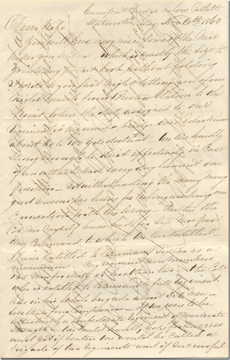 Rush IV-30-37 Nov 6 p1 A Biddle ALS to Julia William Rush