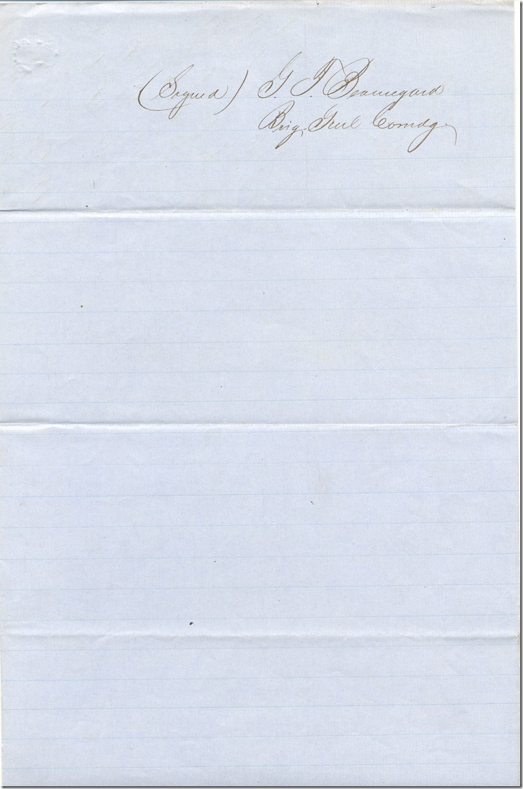 AMs 356-25-1 p3 Beauregard letter to Jeff Davis