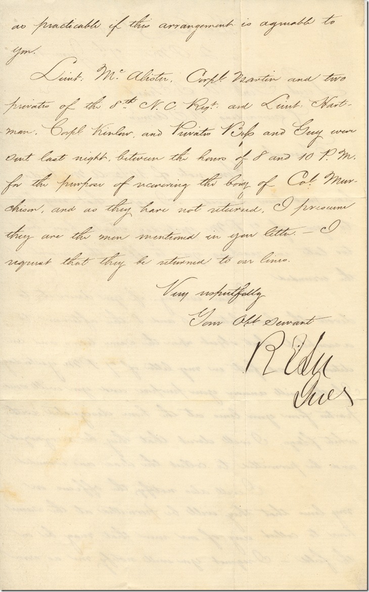 AMs 359-27 p2 Robert E Lee to US Grant