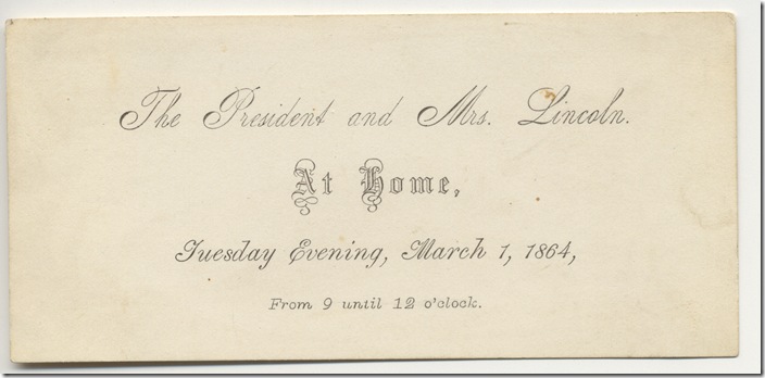 AMs 776-29 Abraham Lincoln invitation to Mary Motley