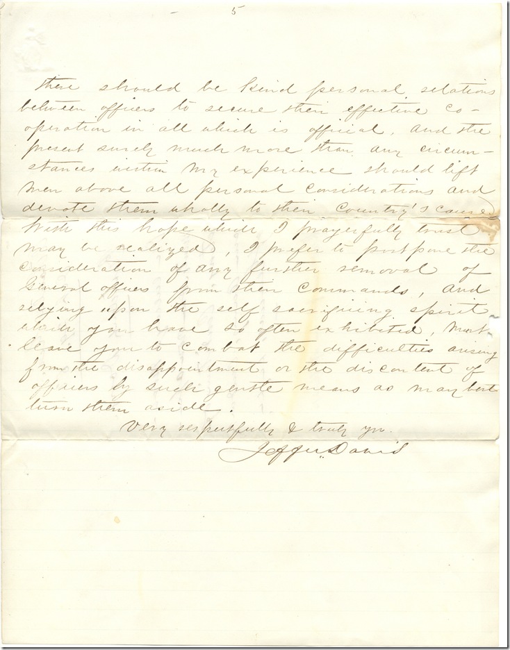 AMS 530-7 p5 Jefferson Davis to Braxton Bragg