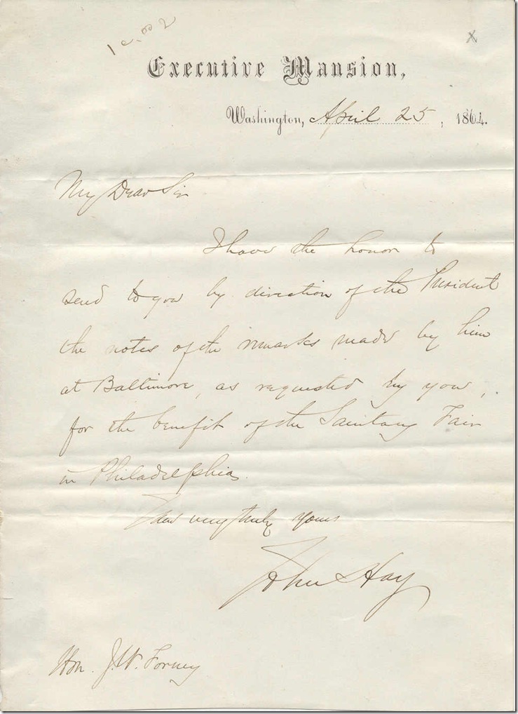 AMs 575-7 Hay-Forney Letter