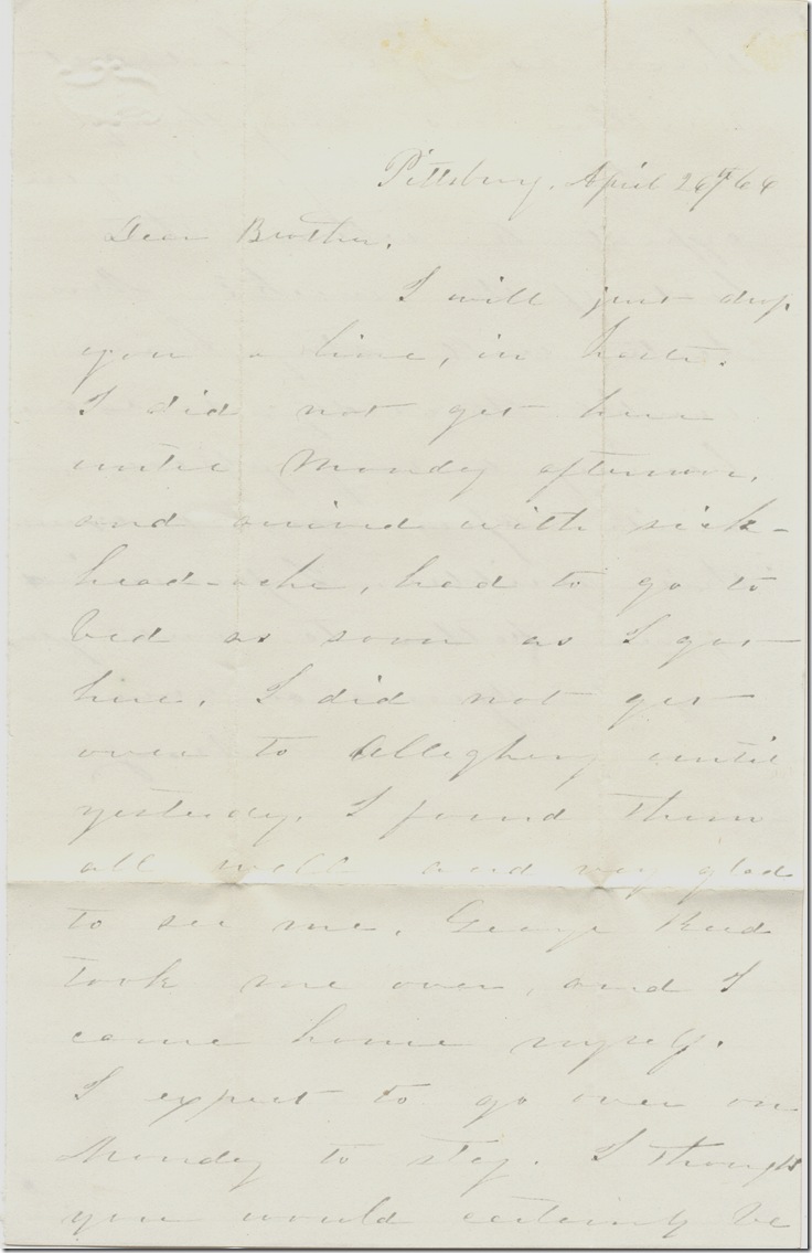 Moore VI-6-4 p1 letter to John from Henry 4-26-64 300dpi
