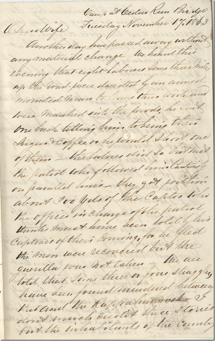 Rush IV 30-37 Nov 17 1863 p1-4 Alexander Biddle to Julia Biddle Rush IV 30-37 Nov 17 1863 p1-4 Alexander Biddle to Julia Biddle