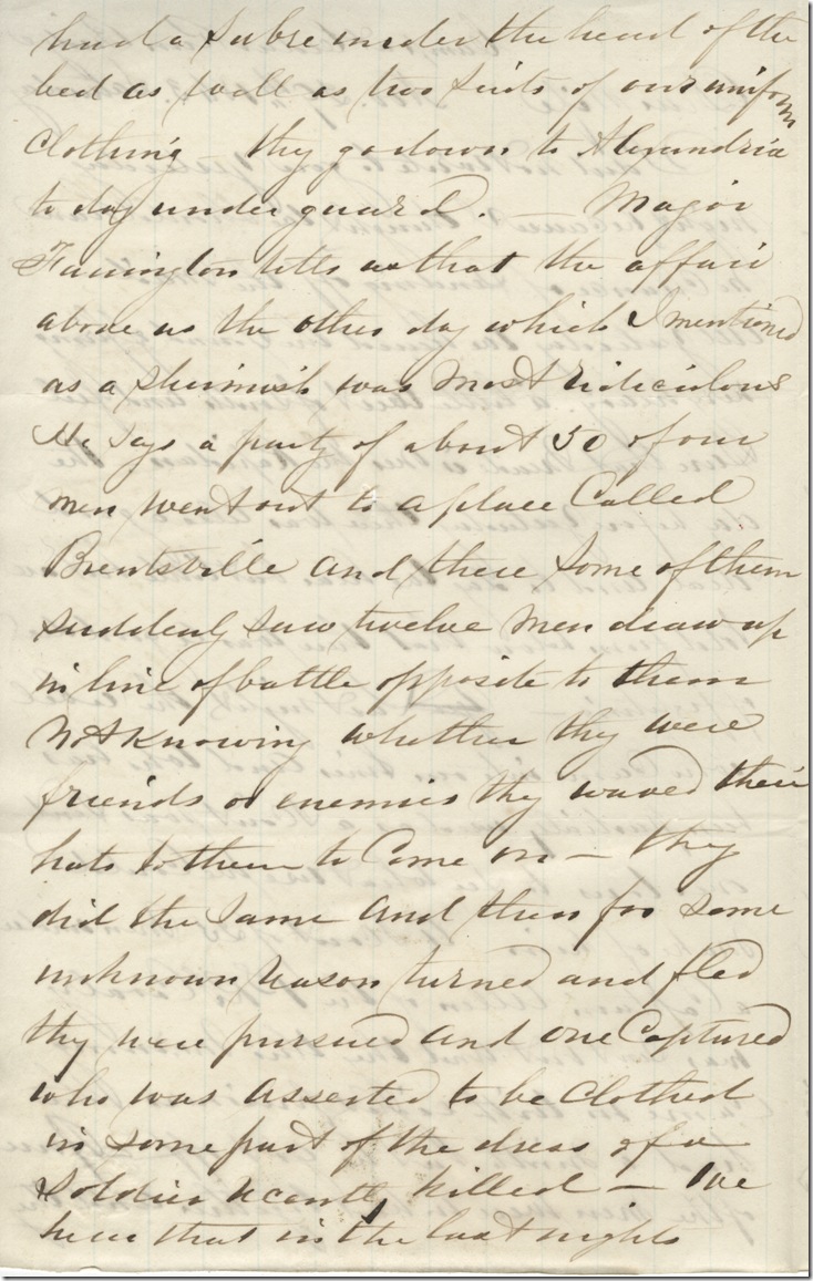 Rush IV 30-37 Nov 28 1863 letter 1 p2 Alexander Biddle to Julia Biddle
