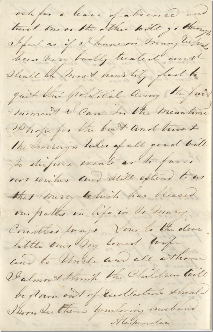 Rush IV-30-38 December 8, 1863 p1 & 4 A Biddle ALS to Julia William Rush