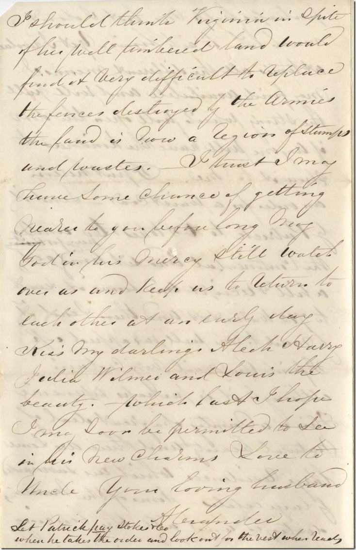 Rush IV-30-38 December 9, 1863 p1 & 4 A Biddle ALS to Julia William Rush