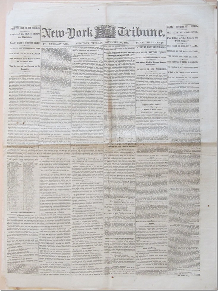 NY tribune 11-10-1863