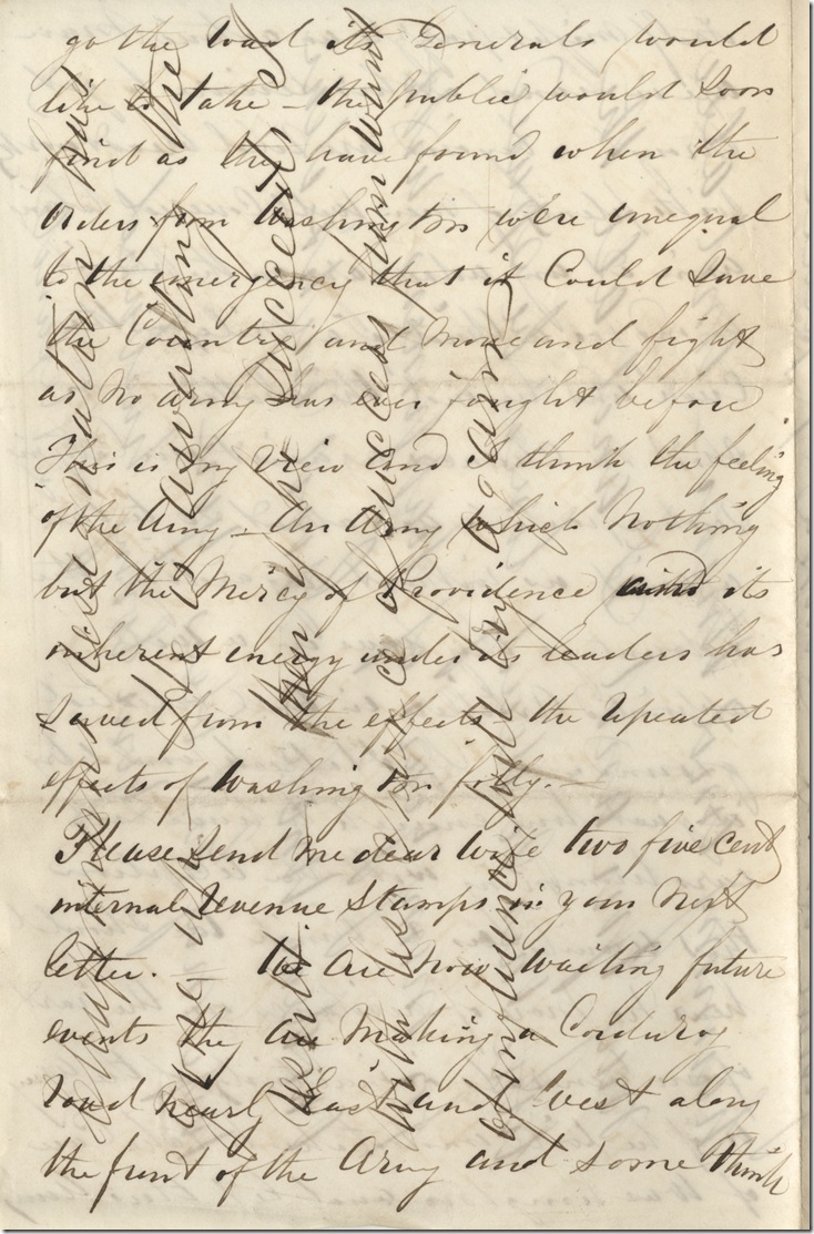 Rush IV-30-38 December 7, 1863 p1 & 4 A Biddle ALS to Julia William Rush